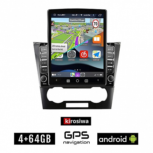 KIROSIWA CHEVROLET EPICA (2006 - 2012) Android οθόνη αυτοκίνητου 4GB με GPS WI-FI (ηχοσύστημα αφής 9.7" ιντσών OEM Youtube Playstore MP3 USB Radio 4+64GB Bluetooth Mirrorlink εργοστασιακή 4x60W, AUX)