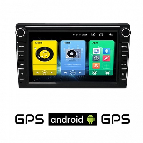 Android οθόνη αφής 8" ιντσών με GPS (2-DIN, αυτοκινήτου, Youtube, WI-FI, Playstore, Spotify, Google Maps, ηχοσύστημα, internet, USB, 2DIN, MP3, MP5, 4x60W, Bluetooth, 2 DIN, navi πλοηγός Mirrorlink) R7079KL