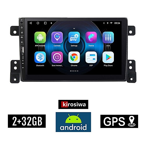 SUZUKI GRAND VITARA (2005 - 2015) Android οθόνη αυτοκίνητου 2GB με GPS WI-FI (ηχοσύστημα αφής 9" ιντσών OEM Youtube Playstore MP3 USB Radio Bluetooth Mirrorlink εργοστασιακή, Navi, 4x60W) WR7078366