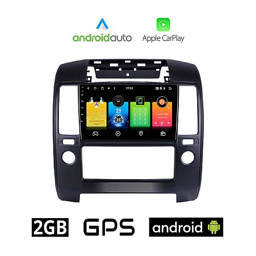 NISSAN NAVARA (2006-2011) Android οθόνη αυτοκίνητου 2GB με GPS WI-FI (ηχοσύστημα αφής 9" ιντσών OEM Android Auto Apple Carplay Youtube Playstore MP3 USB Radio Bluetooth Mirrorlink εργοστασιακή, 4x60W, AUX)