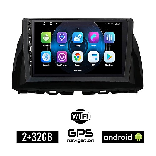 MAZDA CX-5 (2013-2017) Android οθόνη αυτοκίνητου 2GB με GPS WI-FI (ηχοσύστημα αφής 9" ιντσών OEM Youtube Playstore MP3 USB Radio Bluetooth Mirrorlink εργοστασιακή, 4x60W, Navi) WR7078213