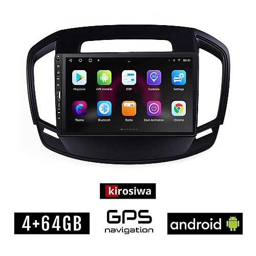 OPEL INSIGNIA (2014-2017) Android οθόνη αυτοκίνητου 4GB με GPS WI-FI (ηχοσύστημα αφής 9" ιντσών OEM Youtube Playstore MP3 USB Radio Bluetooth Mirrorlink εργοστασιακή, 4x60W, Navi)