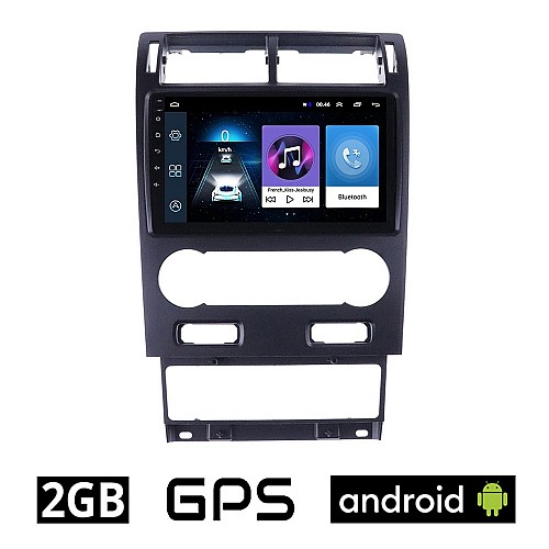 FORD MONDEO (2003 - 2006) Android οθόνη αυτοκίνητου 2GB με GPS WI-FI (ηχοσύστημα αφής 9" ιντσών OEM Youtube Playstore MP3 USB Radio Bluetooth Mirrorlink εργοστασιακή, 4x60W, AUX) FR296-2GB