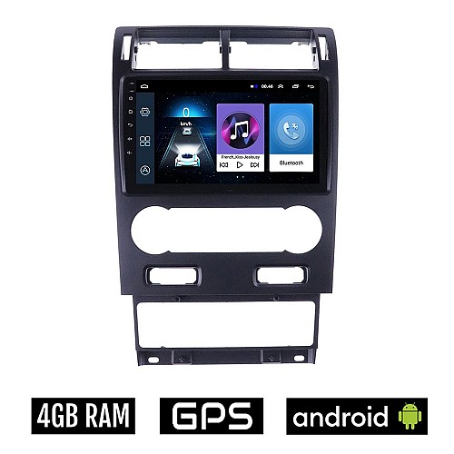 FORD MONDEO (2003 - 2006) Android οθόνη αυτοκίνητου 4GB με GPS WI-FI (ηχοσύστημα αφής 9" ιντσών OEM Youtube Playstore MP3 USB Radio Bluetooth Mirrorlink εργοστασιακή, 4x60W, AUX) FR296-4GB