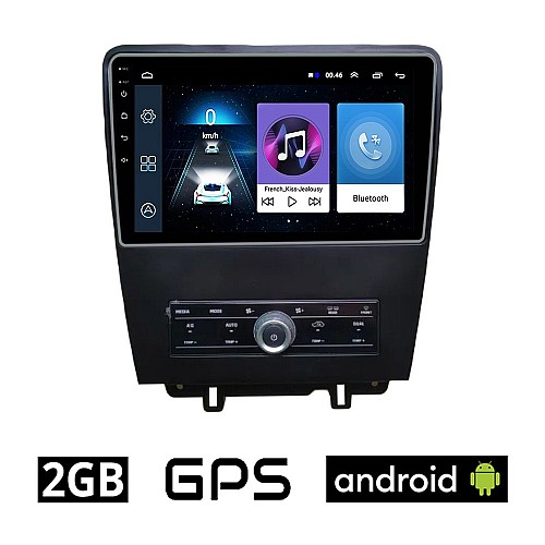 FORD MUSTANG (2010 - 2015) Android οθόνη αυτοκίνητου 2GB με GPS WI-FI (ηχοσύστημα αφής 9" ιντσών OEM Youtube Playstore MP3 USB Radio Bluetooth Mirrorlink εργοστασιακή, 4x60W, AUX) FR216-2GB