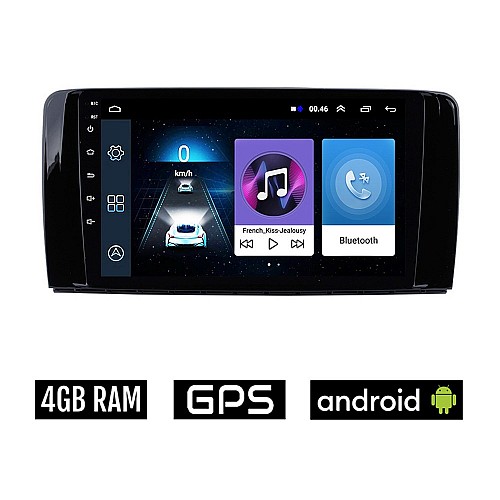 MERCEDES R (W251) 2006 - 2015 Android οθόνη αυτοκίνητου 4GB με GPS WI-FI (ηχοσύστημα αφής 9" ιντσών OEM Youtube Playstore MP3 USB Radio Bluetooth Mirrorlink εργοστασιακή, 4x60W, Benz) ME12-4GB