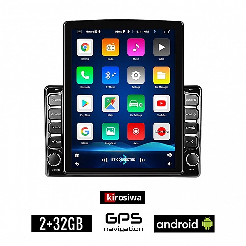 KIROSIWA MITSUBISHI L200 (μετά το 2020) Android οθόνη αυτοκίνητου 2GB με GPS WI-FI (ηχοσύστημα αφής 9.7" ιντσών OEM Youtube Playstore MP3 USB Radio Bluetooth Mirrorlink εργοστασιακή 4x60W, AUX)