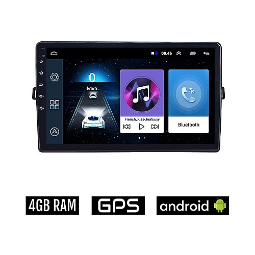 TOYOTA AURIS (2007 - 2012) Android οθόνη αυτοκίνητου 4GB με GPS WI-FI (ηχοσύστημα αφής 10" ιντσών OEM Youtube  Playstore MP3 USB Radio Bluetooth Mirrorlink εργοστασιακή, AUX, 4x60W)