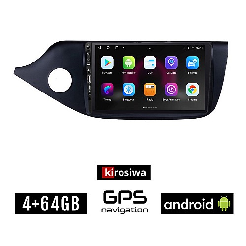 KIA CEED (2012-2018) Android οθόνη αυτοκίνητου 4GB με GPS WI-FI (ηχοσύστημα αφής 9" ιντσών OEM Youtube Cee'd Playstore MP3 USB Radio Bluetooth Mirrorlink 4x60W εργοστασιακού τύπου)