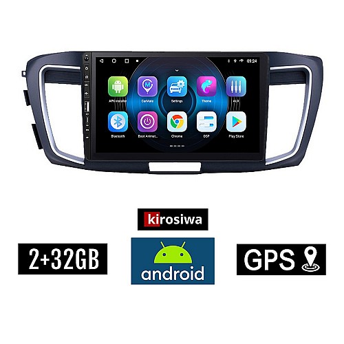 HONDA ACCORD (2007 - 2013) Android οθόνη αυτοκίνητου 2GB με GPS WI-FI (ηχοσύστημα αφής 9" ιντσών OEM Youtube Playstore MP3 USB Radio Bluetooth Mirrorlink εργοστασιακή, 4x60W, Navi) WR7078100