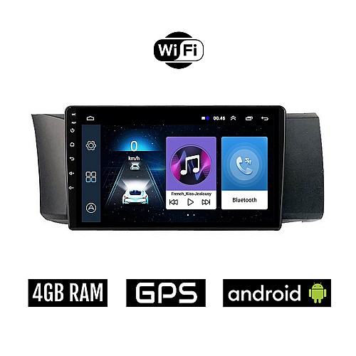 TOYOTA GT86 (μετά το 2012) Android οθόνη αυτοκίνητου 4GB με GPS WI-FI (ηχοσύστημα αφής 9" ιντσών OEM Youtube Playstore MP3 USB Radio Bluetooth Mirrorlink εργοστασιακή, 4x60W, AUX)