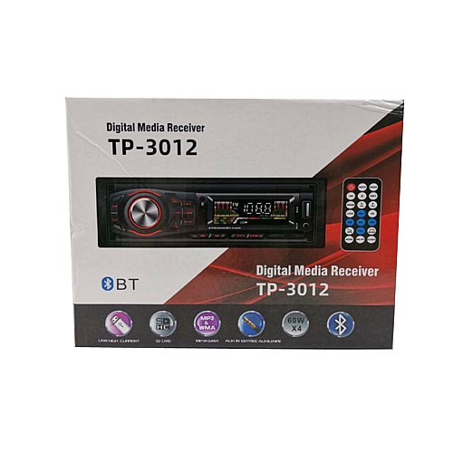 TP-3013 Ηχοσύστημα Αυτοκινήτου Universal 1DIN (Bluetooth/USB/AUX) OEM 31971101