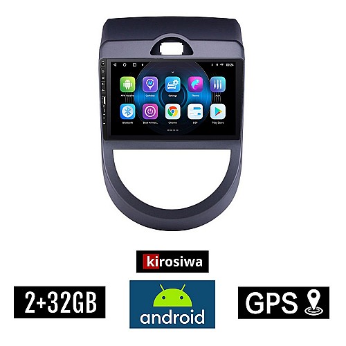 KIA SOUL (2008 - 2013) Android οθόνη αυτοκίνητου 2GB με GPS WI-FI (ηχοσύστημα αφής 9" ιντσών OEM Youtube Playstore MP3 USB Radio Bluetooth Mirrorlink εργοστασιακή, 4x60W, Navi) WR7078185