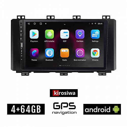 SEAT ATECA (μετά το 2017) Android οθόνη αυτοκίνητου 4GB με GPS WI-FI (ηχοσύστημα αφής 9" ιντσών OEM Youtube Playstore MP3 USB Radio Bluetooth Mirrorlink εργοστασιακή, 4x60W, Navi)