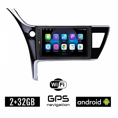 TOYOTA COROLLA (2017 - 2019) Android οθόνη αυτοκίνητου 2GB με GPS WI-FI (ηχοσύστημα αφής 9" ιντσών OEM Youtube Playstore MP3 USB Radio Bluetooth Mirrorlink εργοστασιακή, Navi, 4x60W) WR7078391