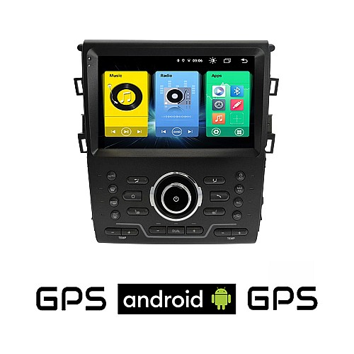 FORD MONDEO CLIMA (μετά το 2013) Android οθόνη αυτοκίνητου με GPS WI-FI (ηχοσύστημα αφής 9" ιντσών OEM Youtube Playstore MP3 USB Radio Bluetooth Mirrorlink εργοστασιακή, 4x60W, AUX)