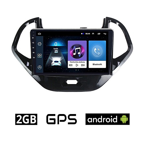 FORD KA (μετά το 2017) Android οθόνη αυτοκίνητου 2GB με GPS WI-FI (ηχοσύστημα αφής 9" ιντσών OEM Youtube Playstore MP3 USB Radio Bluetooth Mirrorlink εργοστασιακή, 4x60W, AUX, μαύρο)