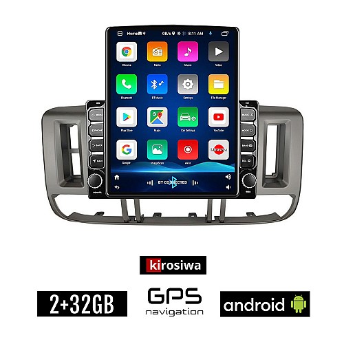 KIROSIWA NISSAN X-TRAIL (2000 - 2004) Android οθόνη αυτοκίνητου 2GB με GPS WI-FI (ηχοσύστημα αφής 9.7" ιντσών X TRAIL Youtube Playstore MP3 USB Radio Bluetooth Mirrorlink εργοστασιακή, 4x60W, AUX XTRAIL)