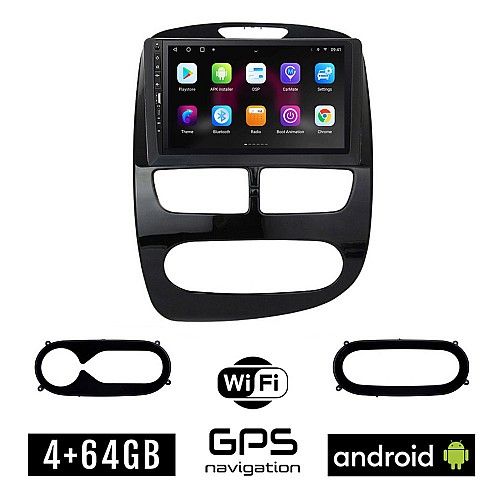 RENAULT CLIO (2012 - 2015) Android οθόνη αυτοκίνητου 4GB με GPS WI-FI (ηχοσύστημα αφής 9" ιντσών OEM Youtube Playstore MP3 USB Radio Bluetooth Mirrorlink εργοστασιακή, 4x60W, Navi)