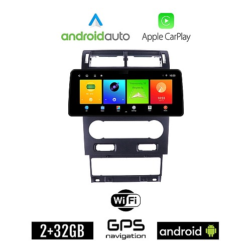 FORD MONDEO (2003 - 2006) Android οθόνη αυτοκίνητου 2GB (+32GB) με GPS WI-FI (ηχοσύστημα αφής 12.3" ιντσών OEM Android Auto Apple Carplay Youtube Playstore MP3 USB Radio Bluetooth Mirrorlink εργοστασιακή, 4x60W canbus 12,3 ιντσών)