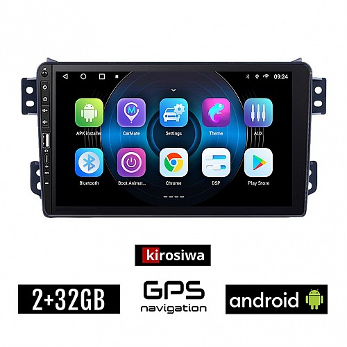 OPEL AGILA (μετά το 2008) Android οθόνη αυτοκίνητου 2GB με GPS WI-FI (ηχοσύστημα αφής 9" ιντσών OEM Youtube Playstore MP3 USB Radio Bluetooth Mirrorlink εργοστασιακή 4x60W, Navi) WR7078284