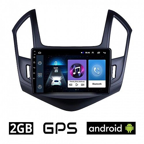 CHEVROLET CRUZE (2013-2015) Android οθόνη αυτοκίνητου 2GB με GPS WI-FI (ηχοσύστημα αφής 9" ιντσών OEM Youtube Playstore MP3 USB Radio Bluetooth Mirrorlink εργοστασιακή, 4x60W, AUX)