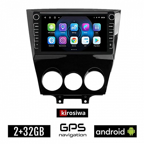 MAZDA RX-8 (μετά το 2008) Android οθόνη αυτοκίνητου 2GB με GPS WI-FI (ηχοσύστημα αφής 8" ιντσών OEM Youtube Playstore MP3 USB Radio Bluetooth Mirrorlink εργοστασιακή 4x60W, Navi)