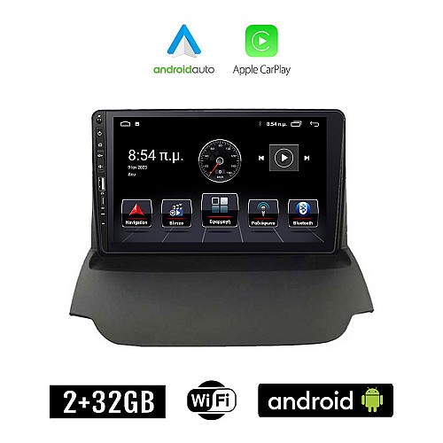 FORD ECOSPORT (2012 - 2018) Android οθόνη αυτοκίνητου 2+32GB με GPS WI-FI (ηχοσύστημα αφής 9" ιντσών Apple CarPlay Android Auto 2GB Car Play Youtube Playstore MP3 USB Radio Bluetooth Mirrorlink εργοστασιακή 4x60W, Navi)