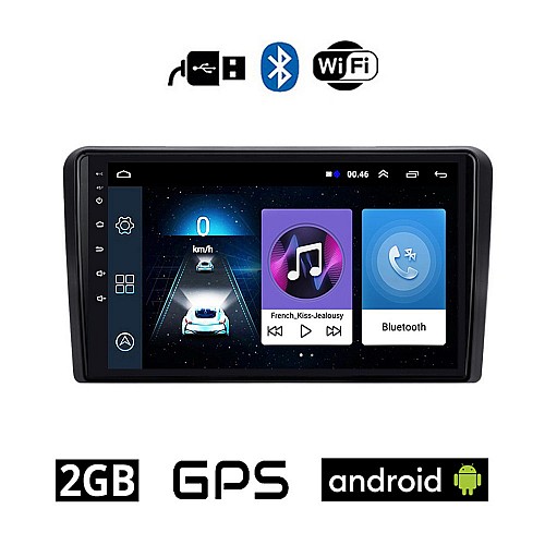 SUZUKI IGNIS (2003 - 2010) Android οθόνη αυτοκίνητου 2GB με Ελληνικό GPS πλοηγό και WI-FI (ηχοσύστημα αφής 9" ιντσών OEM Youtube Playstore MP3 USB Radio Bluetooth Mirrorlink εργοστασιακή 4x60W μαύρο)