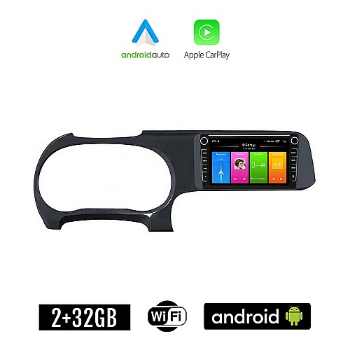 HYUNDAI i10 (μετά το 2020) Android οθόνη αυτοκίνητου 2GB με GPS WI-FI (ηχοσύστημα αφής 8" ιντσών Apple CarPlay Android Auto Car Play Youtube Playstore MP3 USB Radio Bluetooth Mirrorlink εργοστασιακή, 4x60W, Navi)
