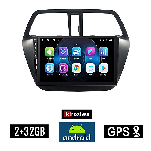 SUZUKI SX4 S-CROSS (μετά το 2014) Android οθόνη αυτοκίνητου 2GB με GPS WI-FI (ηχοσύστημα αφής 9" ιντσών OEM Youtube Playstore MP3 USB Radio Bluetooth Mirrorlink εργοστασιακή, Navi, 4x60W) WR7078377