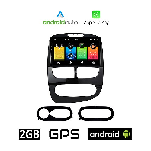RENAULT CLIO (2012 - 2015) Android οθόνη αυτοκίνητου 2GB με GPS WI-FI (ηχοσύστημα αφής 10" ιντσών OEM Android Auto Apple Carplay Youtube Playstore MP3 USB Radio Bluetooth Mirrorlink εργοστασιακή, 4x60W, AUX)