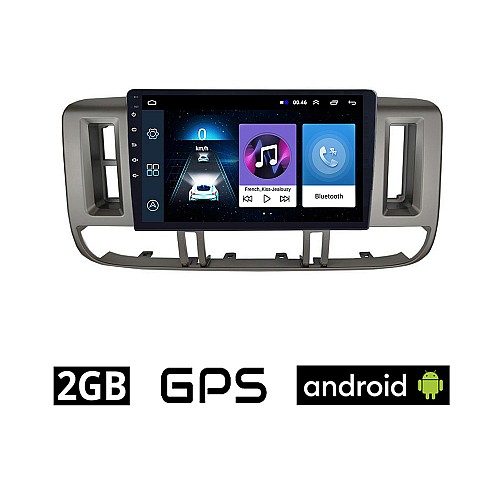 NISSAN X-TRAIL (2000 - 2004) Android οθόνη αυτοκίνητου 2GB με GPS WI-FI (ηχοσύστημα αφής 9" ιντσών OEM X TRAIL Youtube Playstore MP3 USB Radio Bluetooth Mirrorlink εργοστασιακή, 4x60W, AUX XTRAIL)