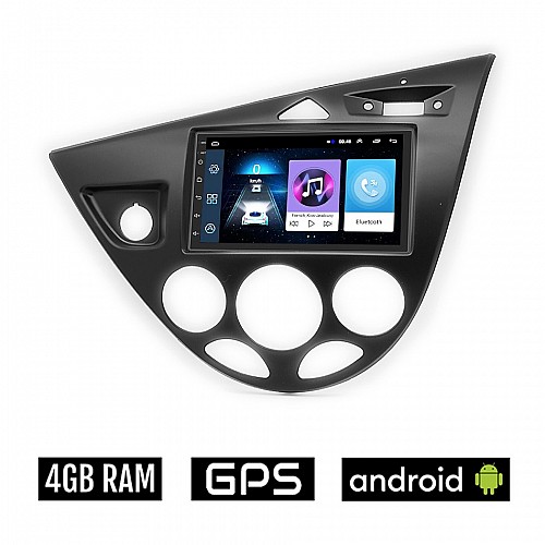 FORD FOCUS (1998-2004) Android οθόνη αυτοκίνητου 4GB με GPS WI-FI (ηχοσύστημα αφής 7" ιντσών OEM Youtube Playstore MP3 USB Radio Bluetooth Mirrorlink εργοστασιακή, 4x60W, AUX) FR11-4GB