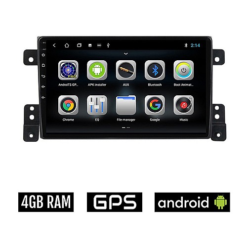 CAMERA + SUZUKI GRAND VITARA (2005 - 2015) Android οθόνη αυτοκίνητου 4GB με GPS WI-FI (ηχοσύστημα αφής 9" ιντσών OEM Youtube Playstore MP3 USB Radio Bluetooth Mirrorlink εργοστασιακή, AUX, 4x60W) 5308