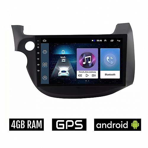 HONDA JAZZ (2008 - 2012) Android οθόνη αυτοκίνητου 4GB με GPS WI-FI (ηχοσύστημα αφής 10" ιντσών OEM Youtube Playstore MP3 USB Radio Bluetooth Mirrorlink εργοστασιακή, 4x60W, AUX) HN74-4GB