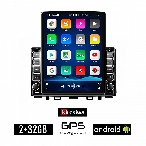 KIROSIWA KIA RIO (μετά το 2018) Android οθόνη αυτοκίνητου 2GB με GPS WI-FI (ηχοσύστημα αφής 9.7" ιντσών OEM Youtube Playstore MP3 USB Radio Bluetooth Mirrorlink ΚΙΑ εργοστασιακή, 4x60W, AUX)