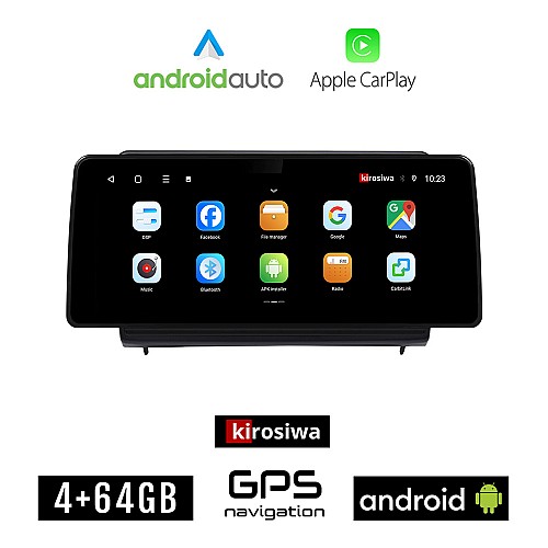 KIROSIWA FORD ECOSPORT (μετά το 2018) Android οθόνη αυτοκίνητου 4GB (+64GB) με GPS WI-FI (ηχοσύστημα αφής 12.3" ιντσών OEM Android Auto Apple Carplay Youtube Playstore MP3 USB Radio Bluetooth Mirrorlink εργοστασιακή, 4x60W)