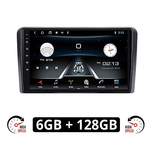 SUZUKI IGNIS (2003 - 2010) Android οθόνη αυτοκίνητου 6GB με GPS WI-FI (ηχοσύστημα αφής 9" ιντσών OEM Youtube Playstore MP3 USB Radio Bluetooth Mirrorlink εργοστασιακή, 4x60W, AUX)