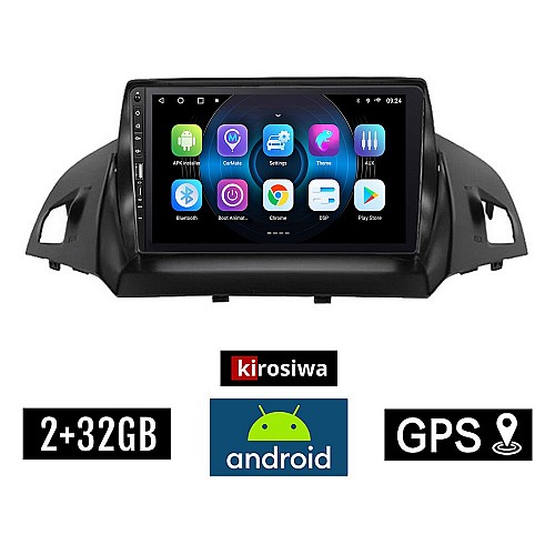 FORD KUGA (μετά το 2013) Android οθόνη αυτοκίνητου 2GB με GPS WI-FI (ηχοσύστημα αφής 9" ιντσών OEM Youtube Playstore MP3 USB Radio Bluetooth Mirrorlink εργοστασιακή, 4x60W, Navi) WR7078083