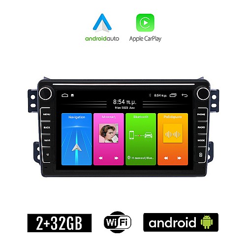 SUZUKI SPLASH (μετά το 2008) Android οθόνη αυτοκίνητου 2GB με GPS WI-FI (ηχοσύστημα αφής 8" ιντσών Apple CarPlay Android Auto Car Play Youtube Playstore MP3 USB Radio Bluetooth Mirrorlink εργοστασιακή 4x60W, Navi)