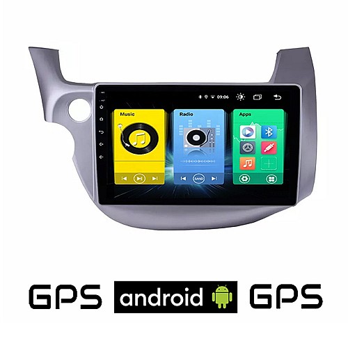 HONDA JAZZ (2008 - 2012) Android οθόνη αυτοκίνητου με GPS WI-FI (ηχοσύστημα αφής 10" ιντσών OEM Youtube Playstore MP3 USB Radio Bluetooth Mirrorlink εργοστασιακή, 4x60W, AUX) HO59