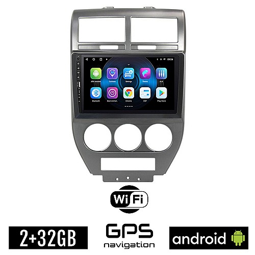 JEEP PATRIOT (2006 - 2016) Android οθόνη αυτοκίνητου 2GB με GPS WI-FI (ηχοσύστημα αφής 9" ιντσών OEM Youtube Playstore MP3 USB Radio Bluetooth Mirrorlink 4x60W εργοστασιακού τύπου) WR7078164