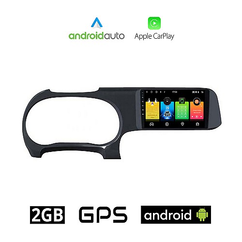HYUNDAI i10 (μετά το 2020) Android οθόνη αυτοκίνητου 2GB με GPS WI-FI (ηχοσύστημα αφής 9" ιντσών OEM Android Auto Apple Carplay Youtube Playstore MP3 USB Radio Bluetooth Mirrorlink εργοστασιακή, 4x60W, AUX)