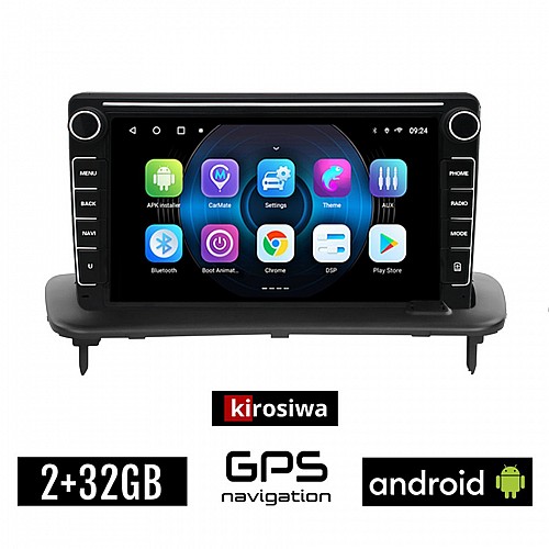 VOLVO S40 (2004-2012) Android οθόνη αυτοκίνητου 2GB με GPS WI-FI (ηχοσύστημα αφής 8" ιντσών OEM Youtube Playstore MP3 USB Radio Bluetooth Mirrorlink  εργοστασιακή, 4x60W, Navi)