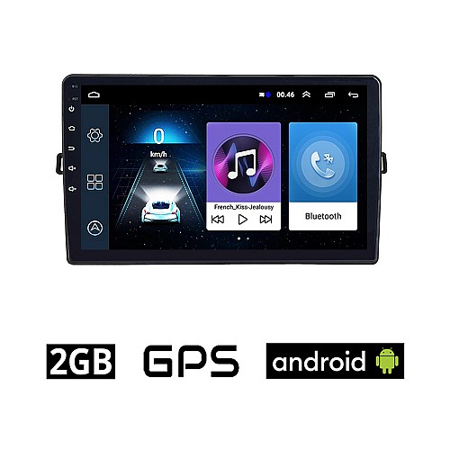 TOYOTA AURIS (2007 - 2012) Android οθόνη αυτοκίνητου 2GB με GPS WI-FI (ηχοσύστημα αφής 10" ιντσών OEM Youtube Playstore MP3 USB Radio Bluetooth Mirrorlink εργοστασιακή, 4x60W)