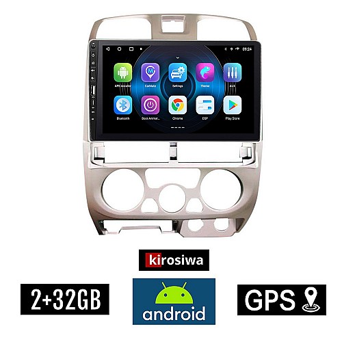 ISUZU D-MAX 2002-2008 Android οθόνη αυτοκίνητου 2GB με GPS WI-FI (ηχοσύστημα αφής 9" ιντσών OEM Youtube Playstore MP3 USB Radio Bluetooth Mirrorlink εργοστασιακή, 4x60W, Navi) WR7078153