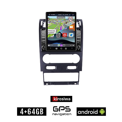 KIROSIWA FORD MONDEO (2003 - 2006) Android οθόνη αυτοκίνητου 4GB με GPS WI-FI (ηχοσύστημα αφής 9.7" ιντσών OEM Youtube Playstore MP3 USB Radio 4+64GB Bluetooth Mirrorlink εργοστασιακή, 4x60W, AUX)