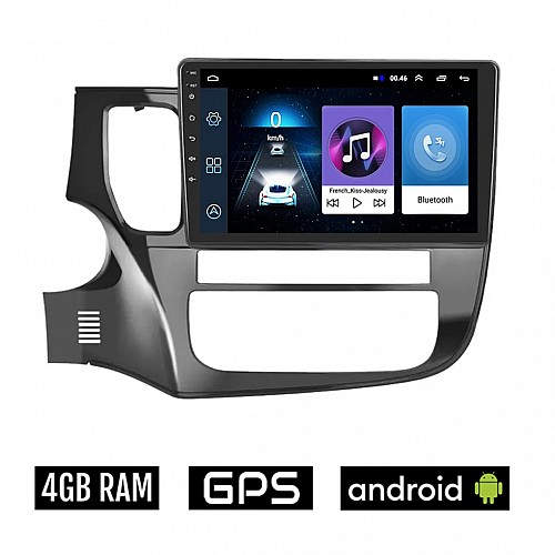MITSUBISHI OUTLANDER (μετά το 2013) Android οθόνη αυτοκίνητου 4GB με GPS WI-FI (ηχοσύστημα αφής 10" ιντσών OEM Youtube Playstore MP3 USB Radio Bluetooth εργοστασιακή, 4x60W,AUX)