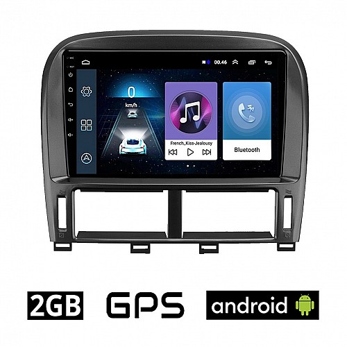 LEXUS LS 430 - XF 430 2000-2006 Android οθόνη αυτοκίνητου 2GB με GPS WI-FI (ηχοσύστημα αφής 9" ιντσών OEM Youtube Playstore MP3 USB Radio Bluetooth Mirrorlink εργοστασιακή, 4x60W, AUX) LE322-2GB